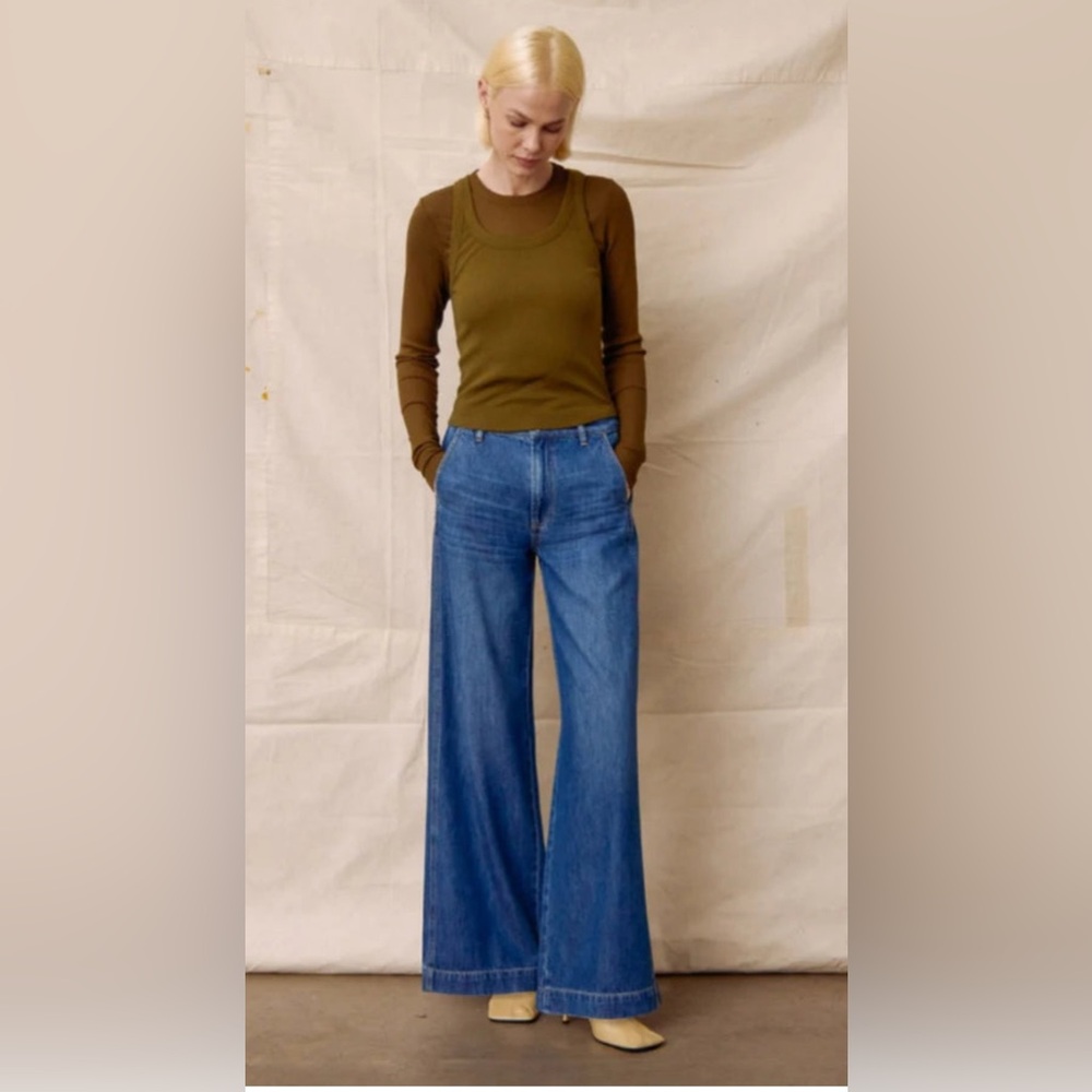 Pistola Jadyn low slung palazzo in color Imagine